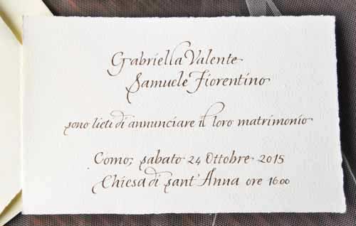 Calligrafia Italica di Gisella