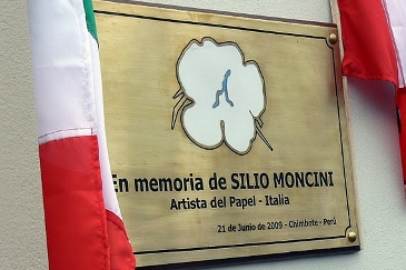 Commemorative plaque Silio Moncini