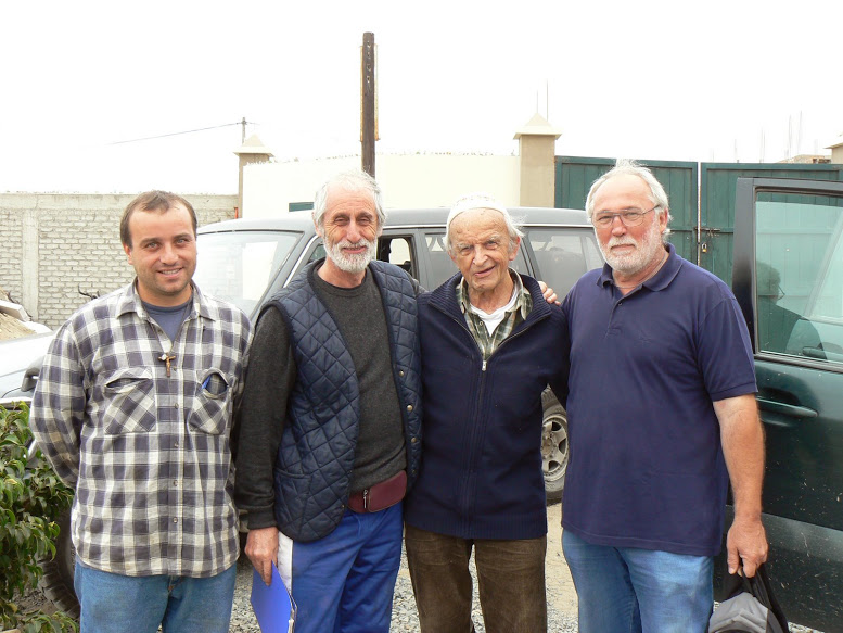 P. Samuele Fattini, Pierluigi Mascetti, P. Hugo founder of Mato Grosso Operation and Arturo Ballabio